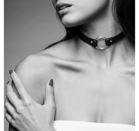 Obroża - Bijoux Indiscrets Maze Single Choker Black